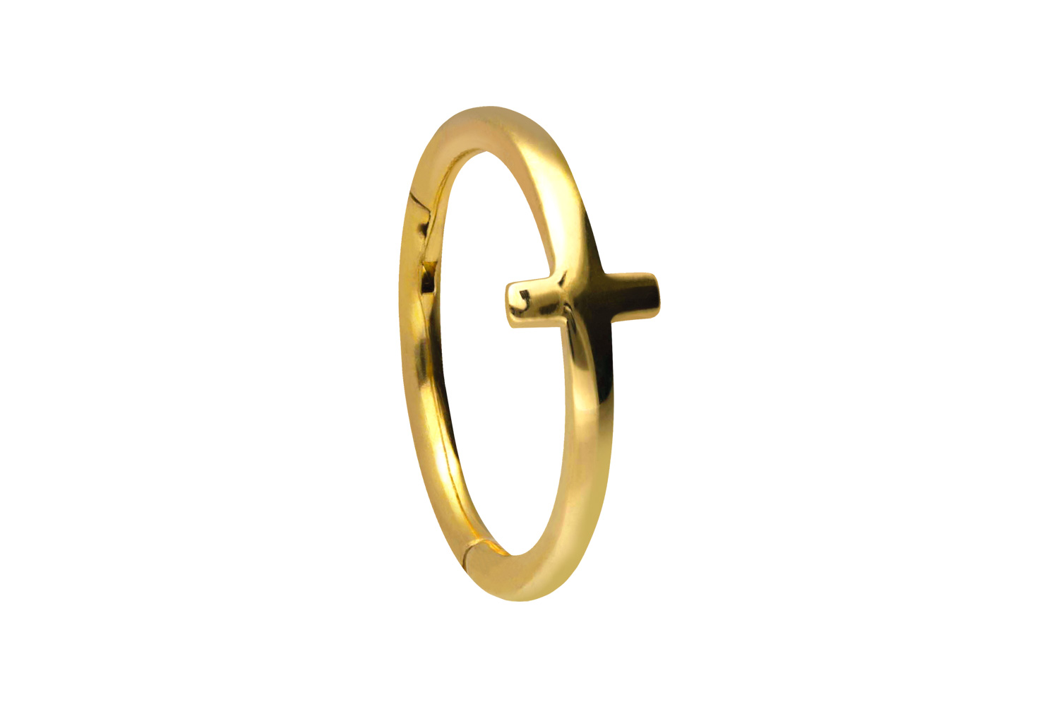 Chirurgenstahl Segmentring Clicker KREUZ ++SALE++